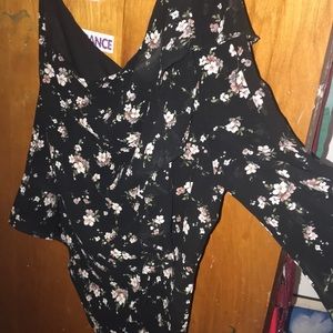 Off shoulder, one sleeve blouse size 10